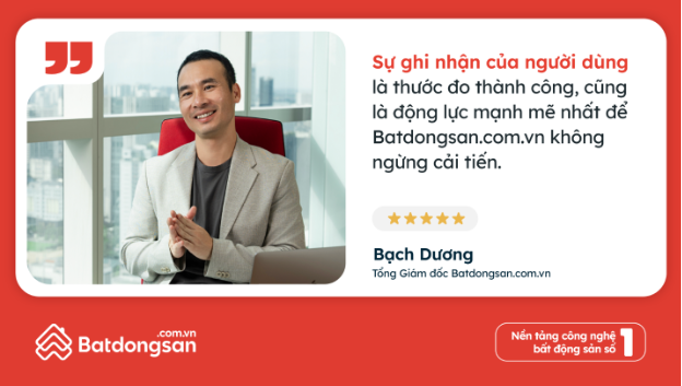 Tổng Giám đốc Batdongsan.com.vn: Sự ghi nhận của người dùng là thước đo thành công- Ảnh 1. Tổng Giám đốc Batdongsan.com.vn: Sự ghi nhận của người dùng là thước đo thành công- Ảnh 1.