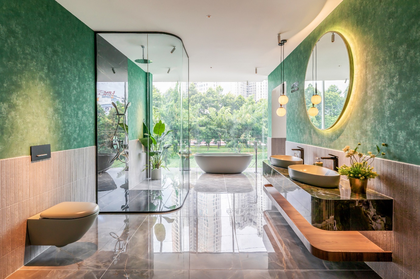 Học Trấn Thành cách xây không gian tắm chuẩn thượng lưu- Ảnh 2. Học Trấn Thành cách xây không gian tắm chuẩn thượng lưu- Ảnh 2.