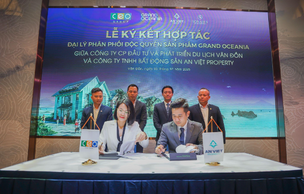An Việt Property trở thành Đại lý độc quyền phân khu Grand Oceania- Ảnh 1.