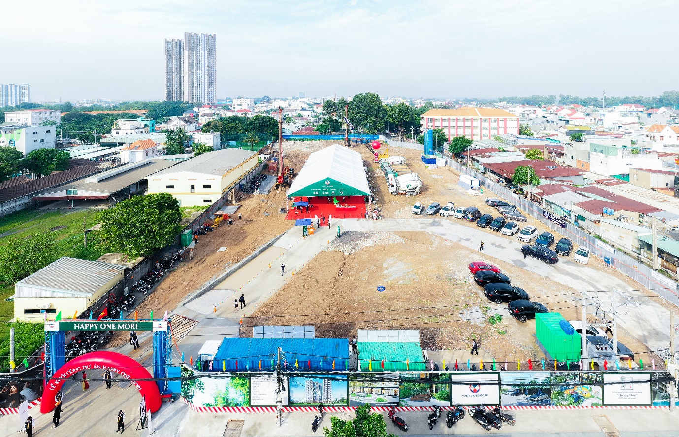 Khởi công Happy One Mori: Dự án 1.441 sản phẩm tại Lái Thiêu, TP Hồ Chí Minh - Ảnh 1. Khởi công Happy One Mori: Dự án 1.441 sản phẩm tại Lái Thiêu, TP Hồ Chí Minh - Ảnh 1.
