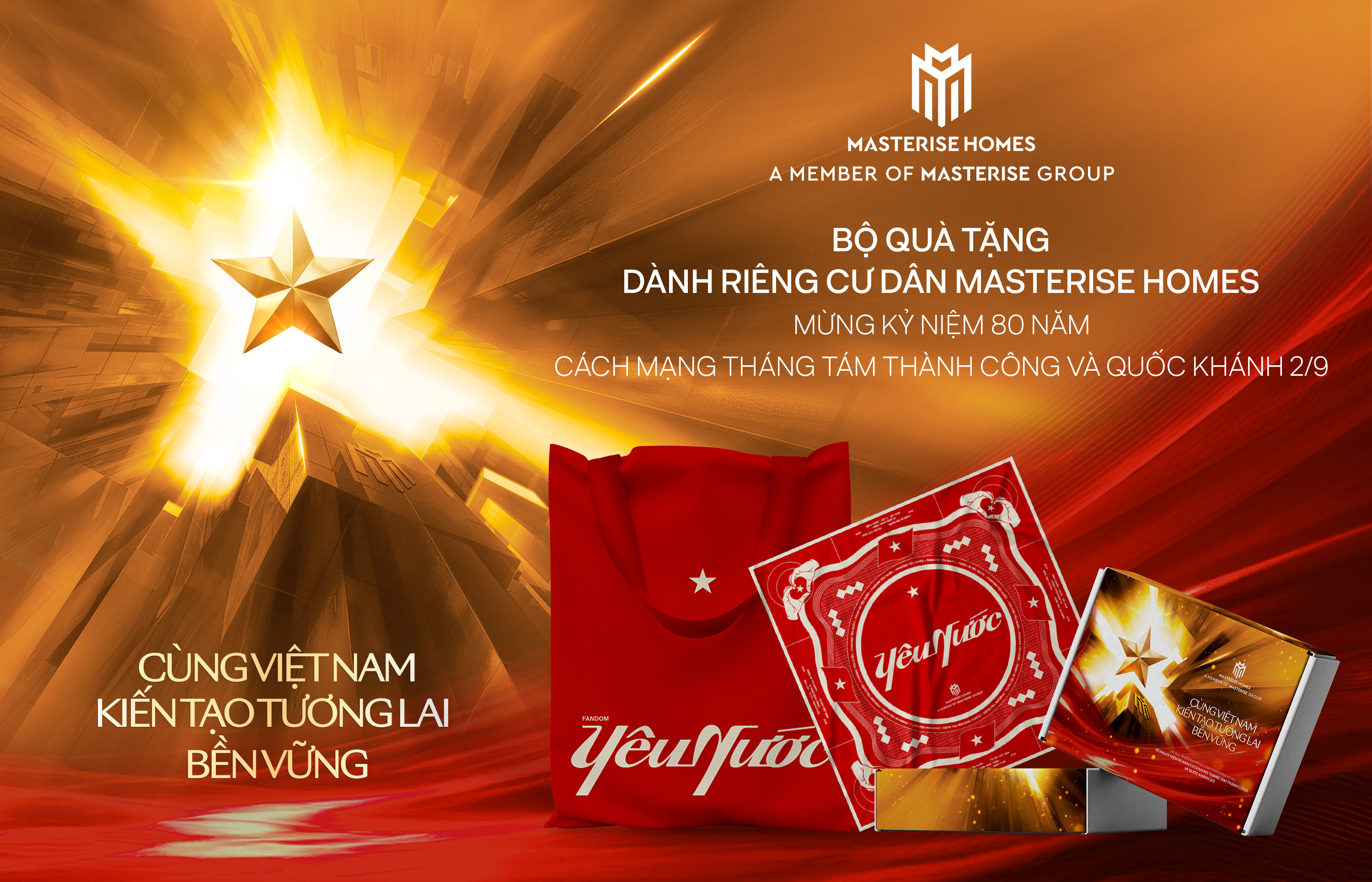 Masterise Group đồng hành lan toả tinh thần yêu nước mừng 80 năm Quốc khánh 2/9- Ảnh 1. Masterise Group đồng hành lan toả tinh thần yêu nước mừng 80 năm Quốc khánh 2/9- Ảnh 1.