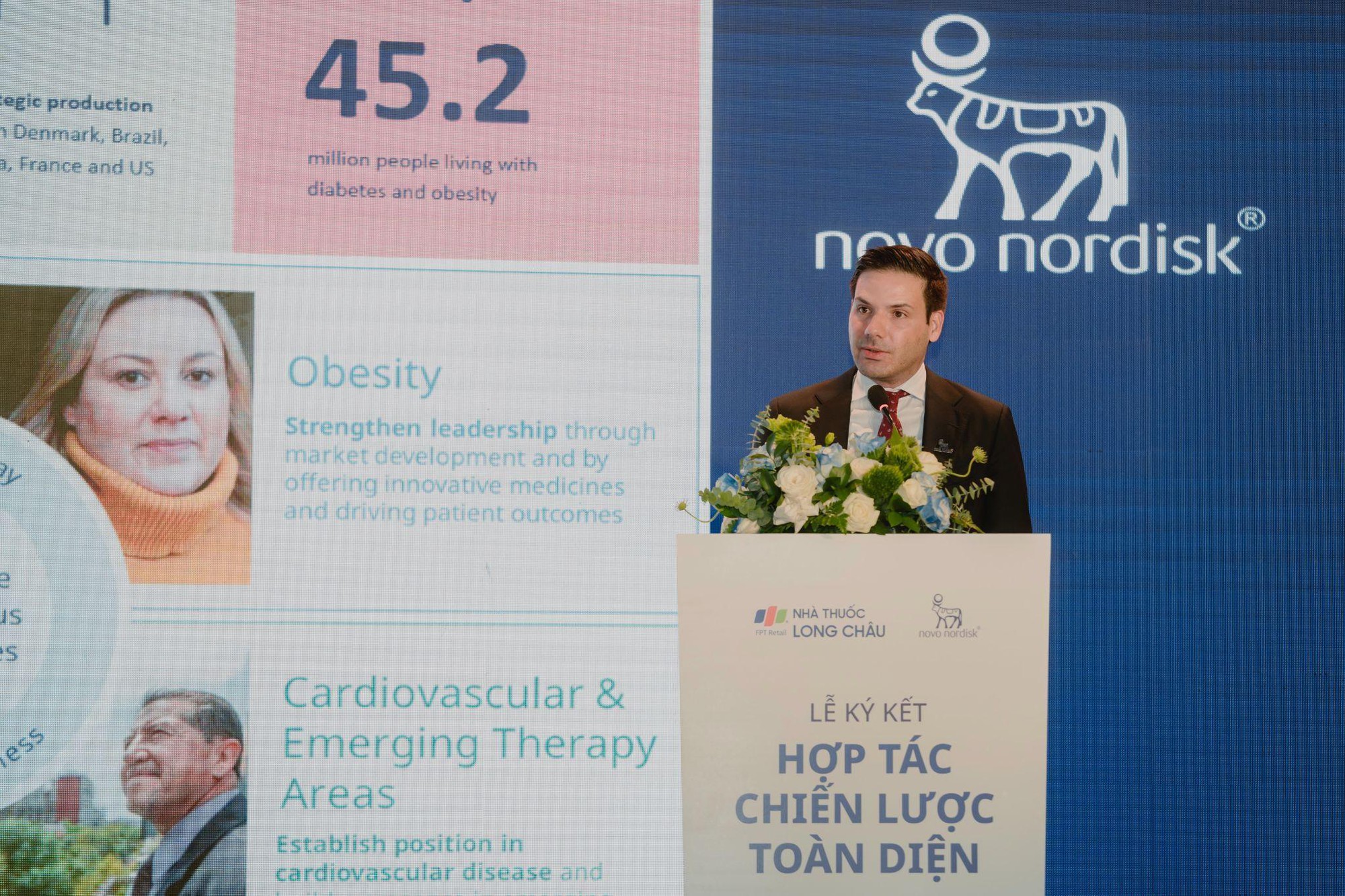 Long Châu và Novo Nordisk bắt tay đưa sản phẩm điều trị thừa cân, béo phì, đái tháo đường đến Việt Nam- Ảnh 1. Long Châu và Novo Nordisk bắt tay đưa sản phẩm điều trị thừa cân, béo phì, đái tháo đường đến Việt Nam- Ảnh 1.