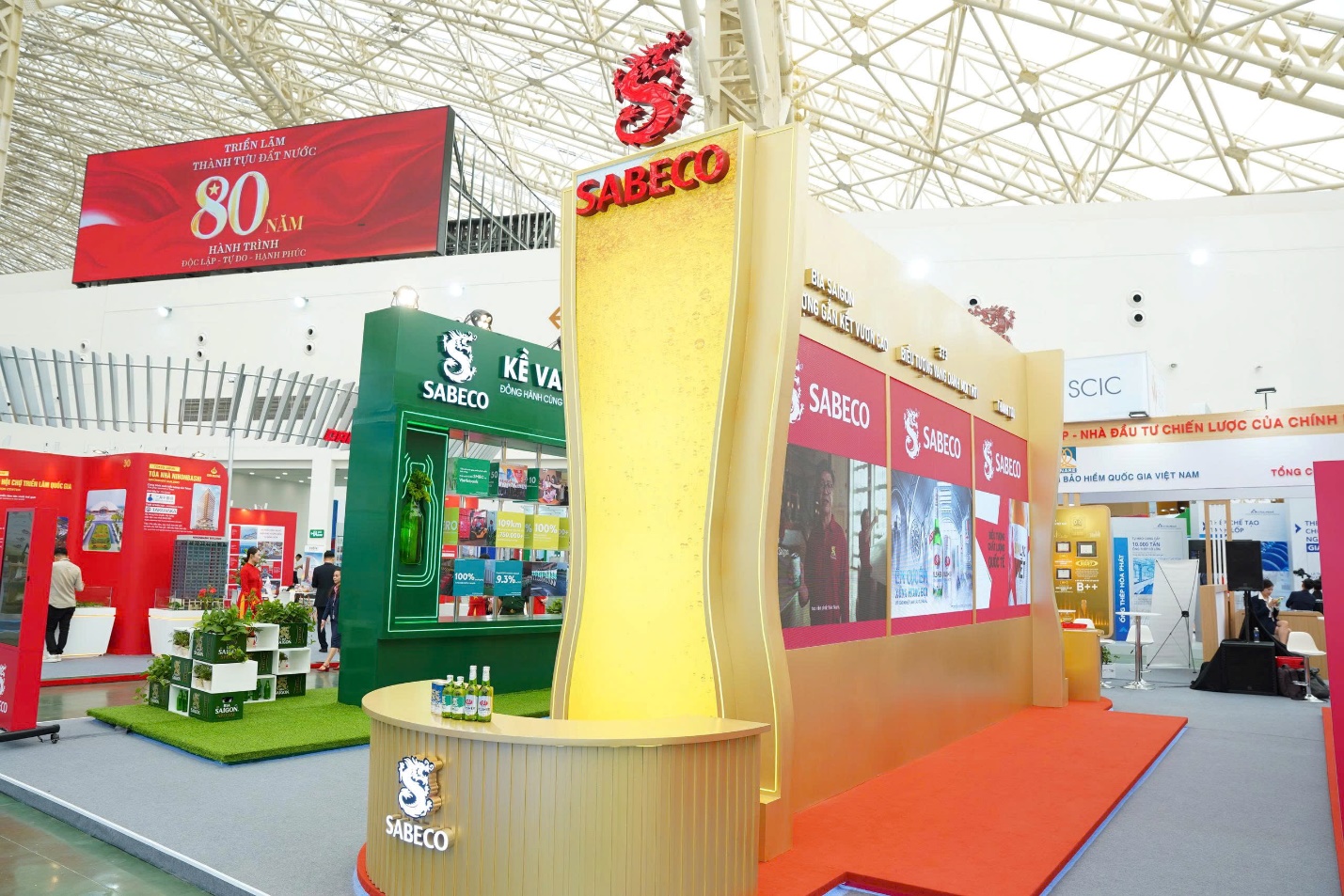 SABECO khẳng định vị thế thương hiệu quốc gia tại Triển lãm thành tựu đất nước 2025- Ảnh 1. SABECO khẳng định vị thế thương hiệu quốc gia tại Triển lãm thành tựu đất nước 2025- Ảnh 1.