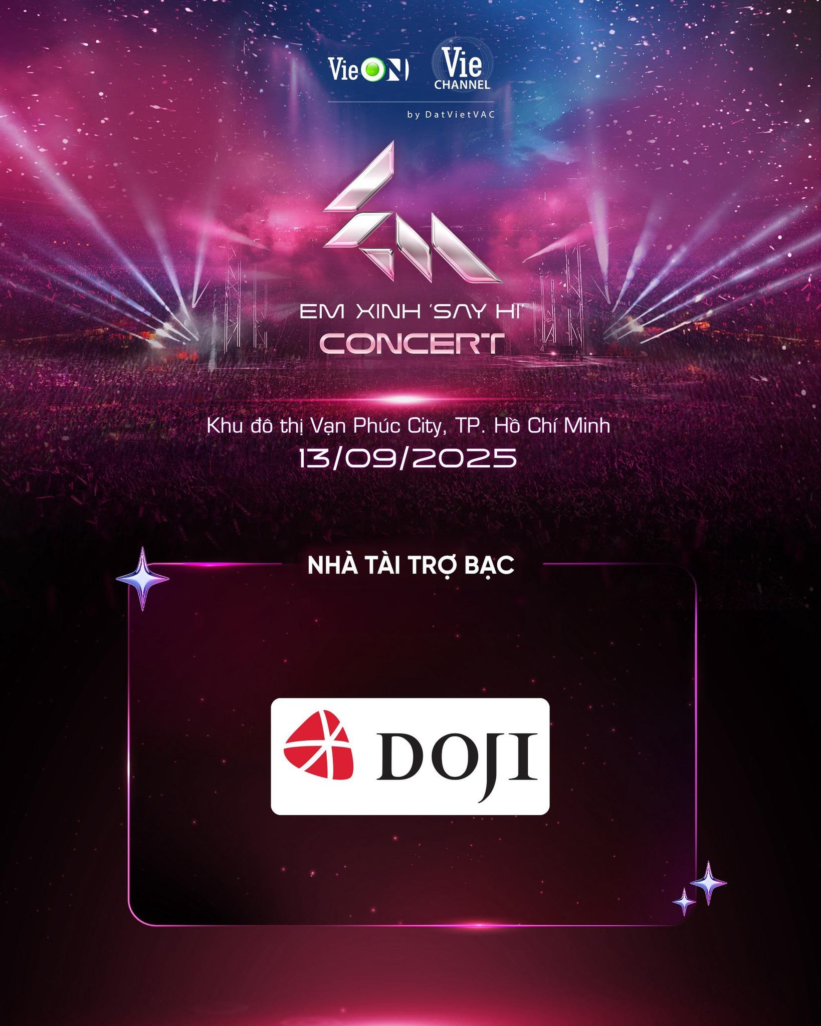 DOJI đồng hành cùng Concert Em Xinh “Say Hi”: Chờ đợi gì từ sự kết hợp này?- Ảnh 2.