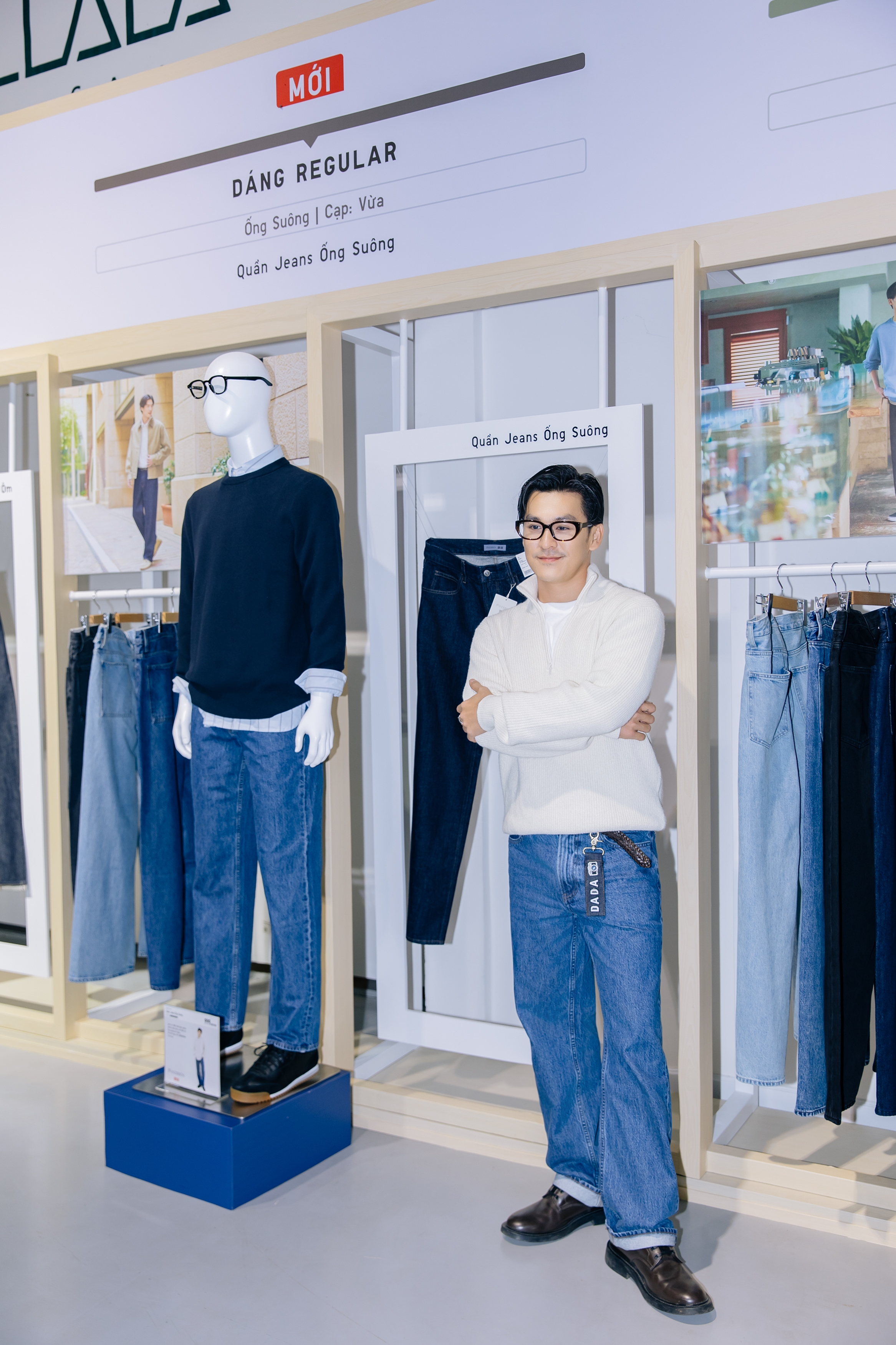 Hai Anh tài Jun Phạm và Thiên Minh đổ bộ sự kiện trải nghiệm UNIQLO Jeans - Ảnh 3.