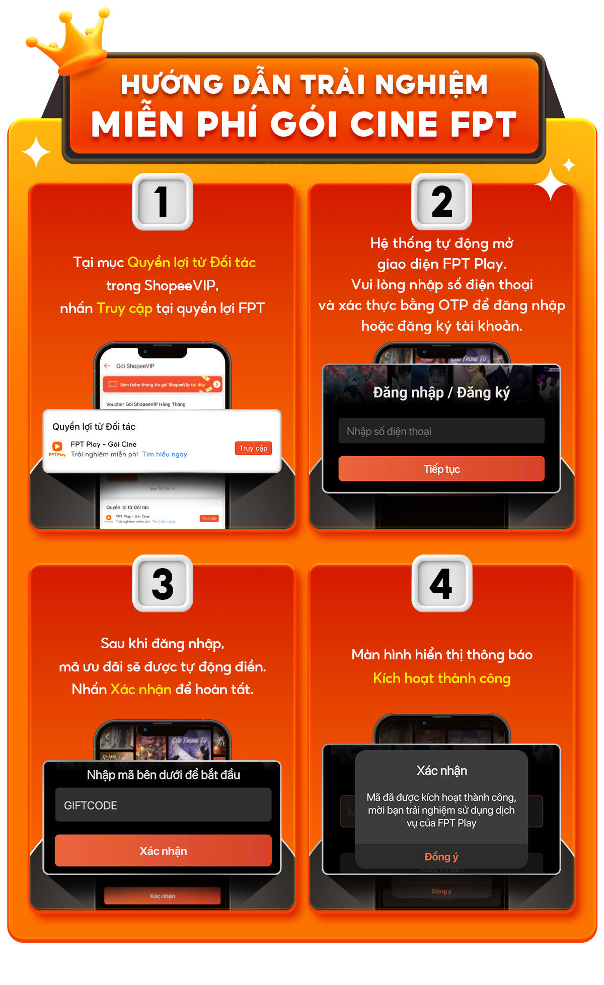 ShopeeVIP tung đặc quyền mới: Miễn phí một tháng xem phim trên FPT Play Cine- Ảnh 2.