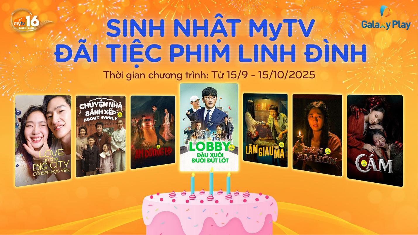 Mừng sinh nhật 16 năm – MyTV tặng đại tiệc ưu đãi “khủng” - Ảnh 1.