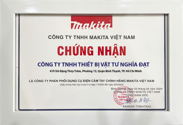 Nghĩa Đạt - Đại lý chính thức dụng cụ điện cầm tay Makita- Ảnh 1. Nghĩa Đạt - Đại lý chính thức dụng cụ điện cầm tay Makita- Ảnh 1.