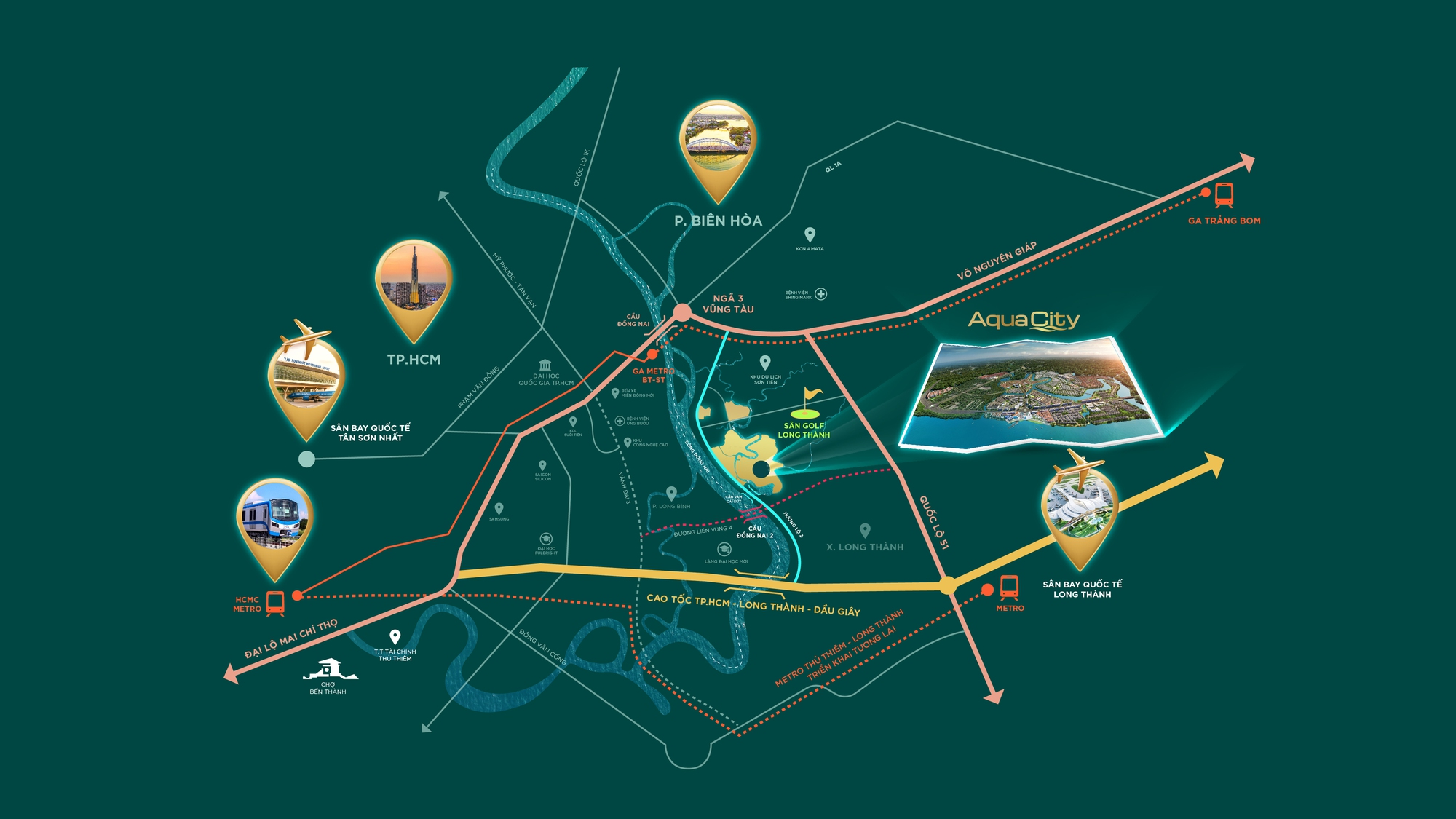 Khởi công cầu Long Hưng 11.500 tỷ đồng: Dự án bất động sản nào hưởng lợi trực tiếp từ trục TP.HCM - Đồng Nai?- Ảnh 2.