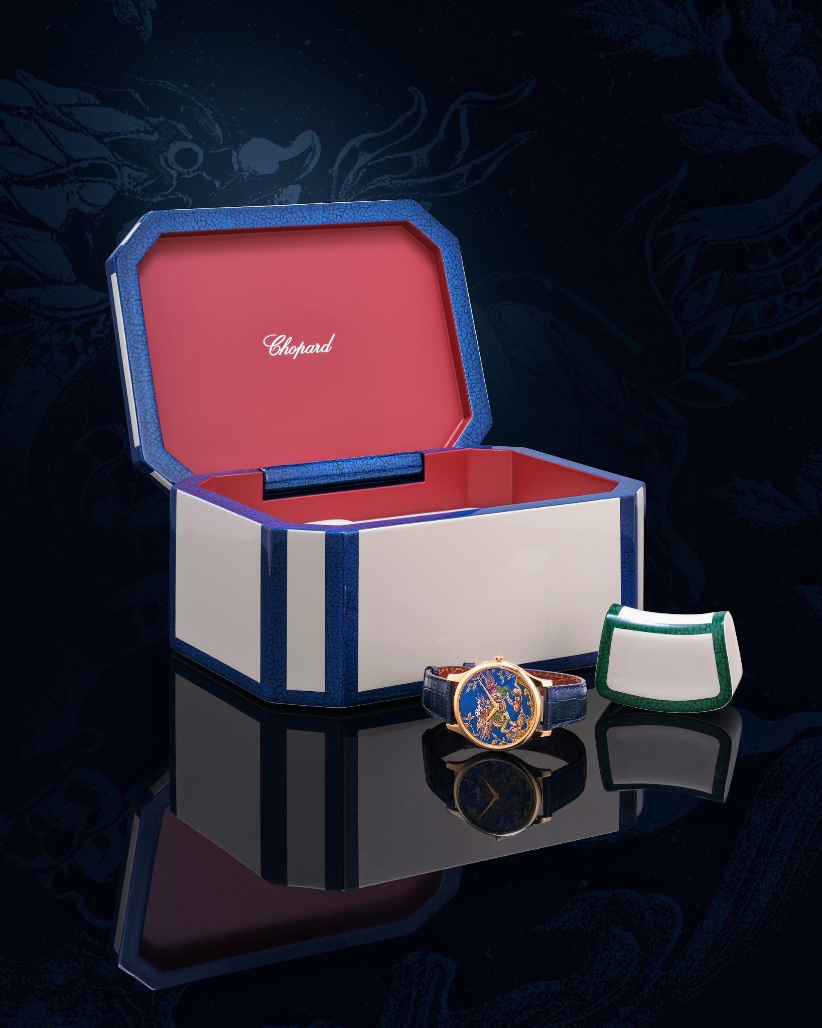 Chopard Long Mã: Đồng hồ Thuỵ Sĩ bắt tay sơn mài Việt - Ảnh 2.