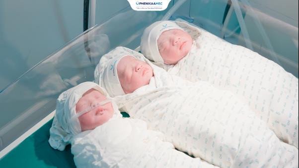 Ca sinh ba kỳ tích tại PhenikaaMec: Vai trò đặc biệt của Khoa Sơ sinh - Ảnh 1.