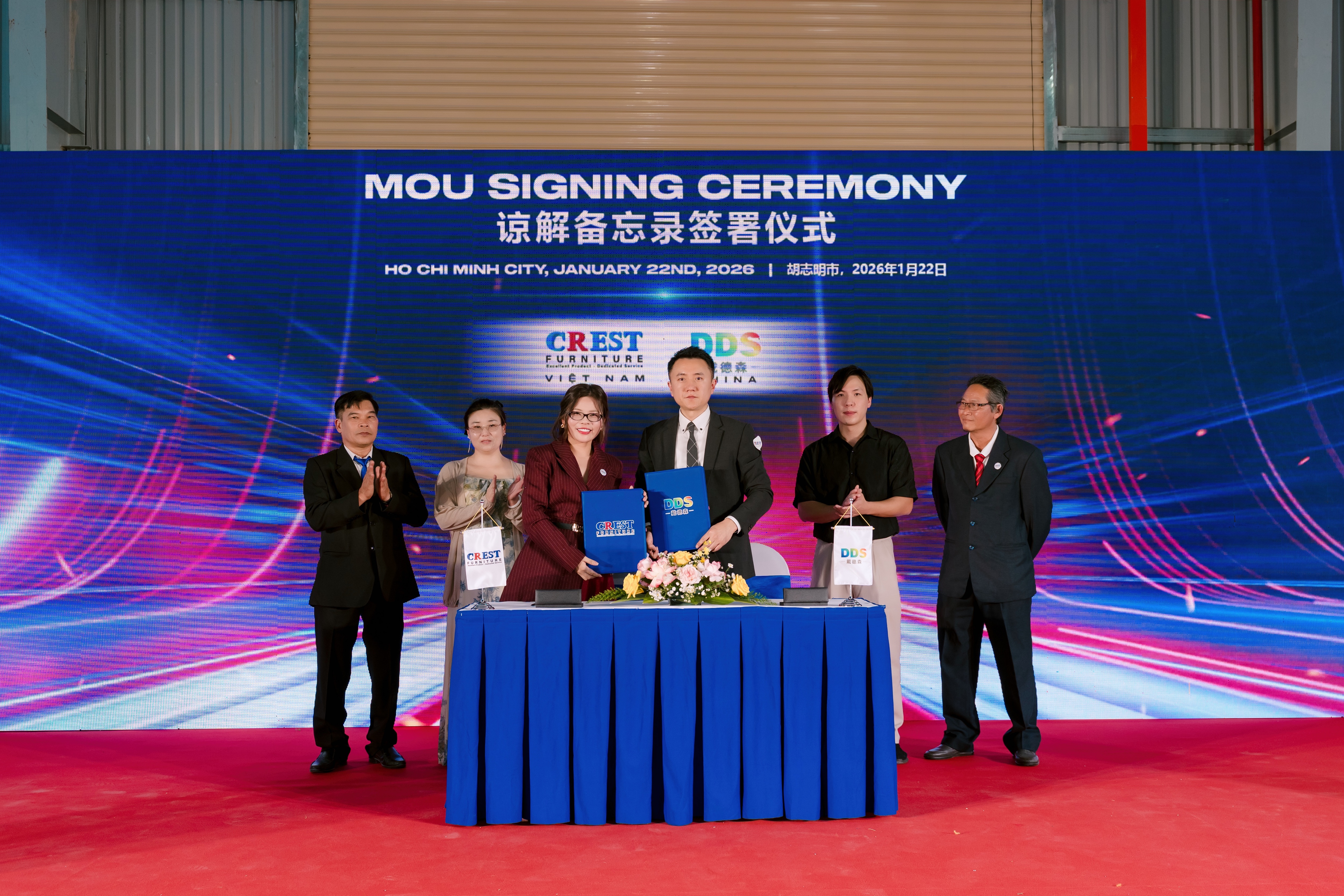 Crest Furniture khánh thành nhà máy và ký kết hợp tác chiến lược- Ảnh 2. Crest Furniture khánh thành nhà máy và ký kết hợp tác chiến lược- Ảnh 2.
