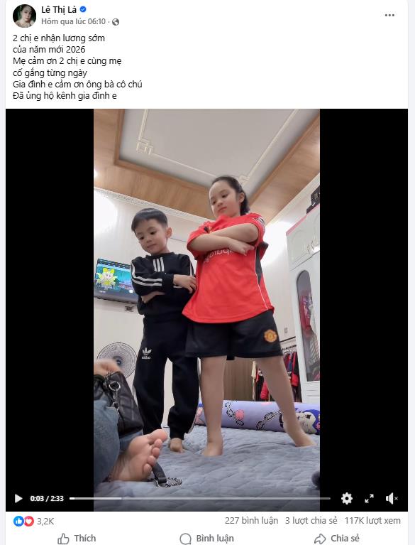 Chị L&ecirc; Thị L&agrave;: Sức h&uacute;t từ những khoảnh khắc đời thường, thu h&uacute;t hơn 400.000 người theo d&otilde;i - Ảnh 2.