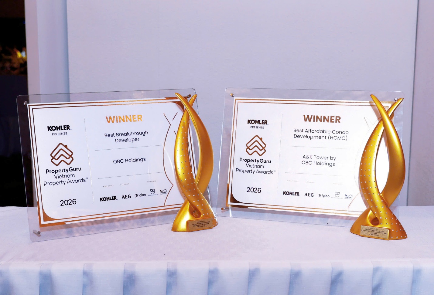 OBC Holdings và A&K Tower được vinh danh tại PropertyGuru Vietnam Property Awards 2026 - Ảnh 1.
