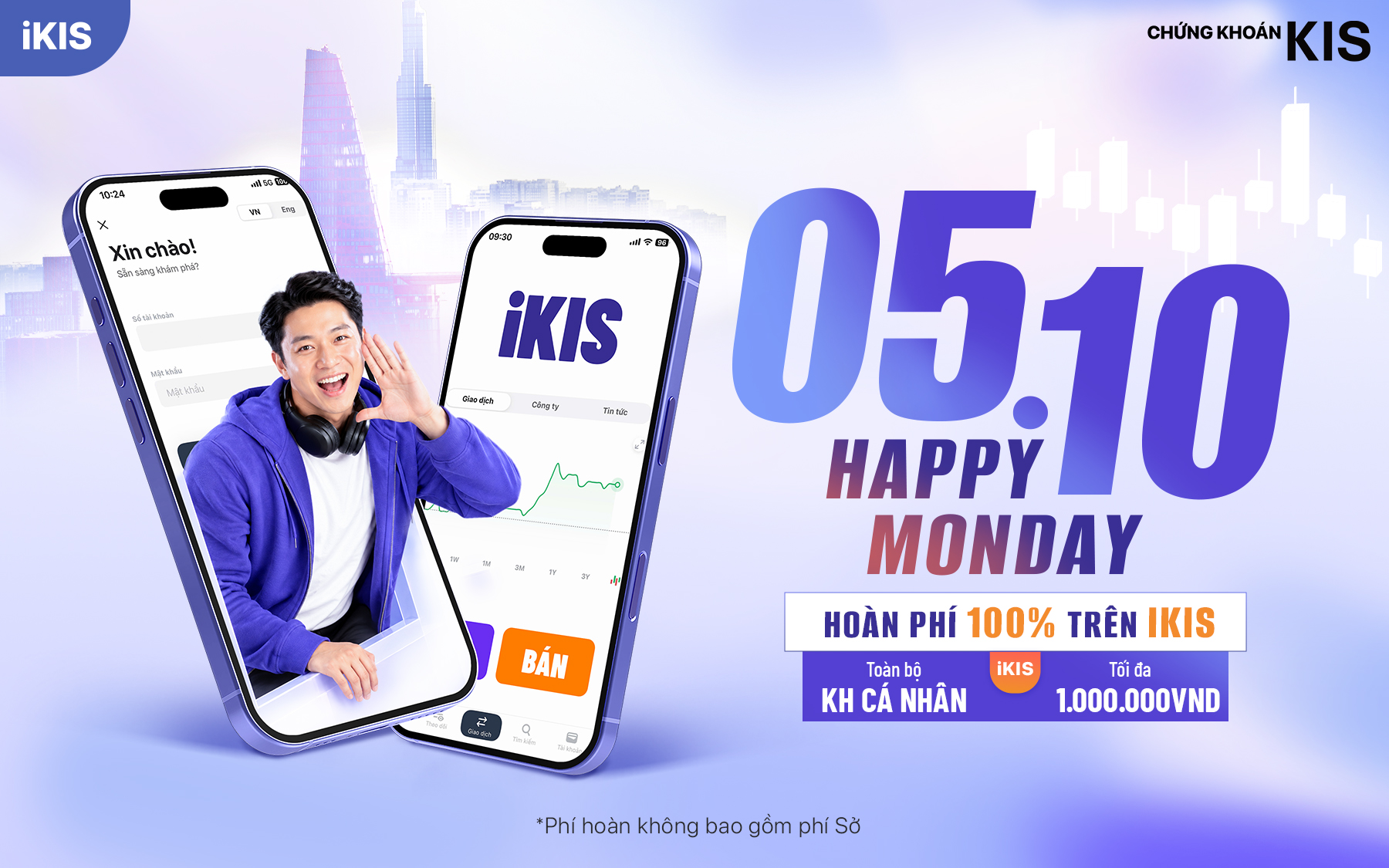 KIS tiếp tục hoàn 100% phí giao dịch iKIS đến cuối năm- Ảnh 1.