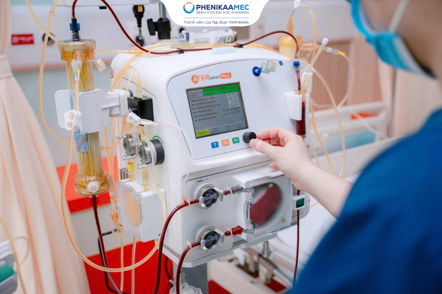 Quy trình lọc huyết tương kép – kỹ thuật chuyên sâu trong điều trị ca bệnh phức tạp- Ảnh 2. Quy trình lọc huyết tương kép – kỹ thuật chuyên sâu trong điều trị ca bệnh phức tạp- Ảnh 2.