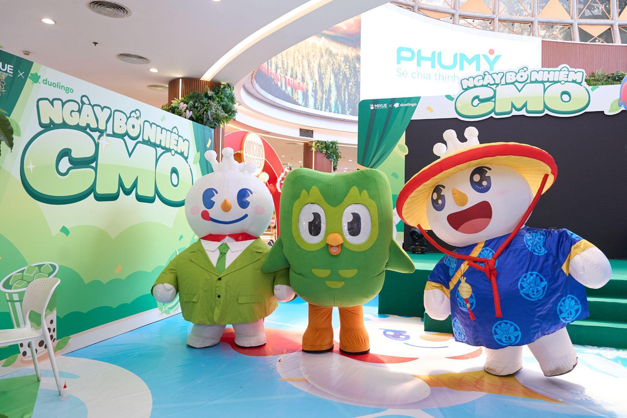 MIXUE bắt tay Duolingo, bổ nhiệm Duo làm “Giám đốc Matcha”- Ảnh 1.