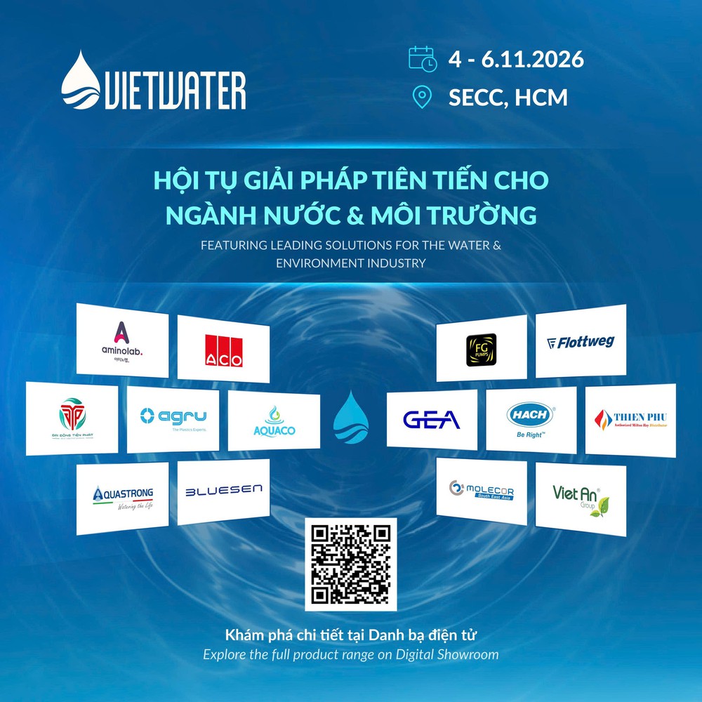 ‏Vietwater 2026 - Kết nối công nghệ với nhu cầu doanh nghiệp ngành‏‏ Nước - Môi trường‏- Ảnh 1.