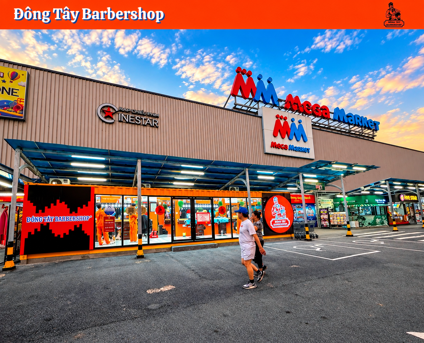 Chuỗi Đông Tây Barbershop “đổ bộ” Mega Market Vietnam: Cắt tóc ngay khi đi mua sắm- Ảnh 1.