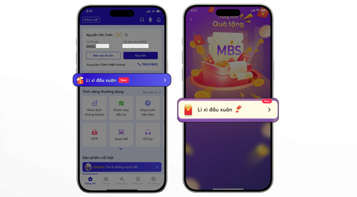 Chứng khoán MB “chơi lớn” mùa Tết 2026: Tung tính năng Lì xì độc lạ, dân đầu tư kháo nhau mừng tuổi bằng tài sản sinh lời- Ảnh 1. Chứng khoán MB “chơi lớn” mùa Tết 2026: Tung tính năng Lì xì độc lạ, dân đầu tư kháo nhau mừng tuổi bằng tài sản sinh lời- Ảnh 1.