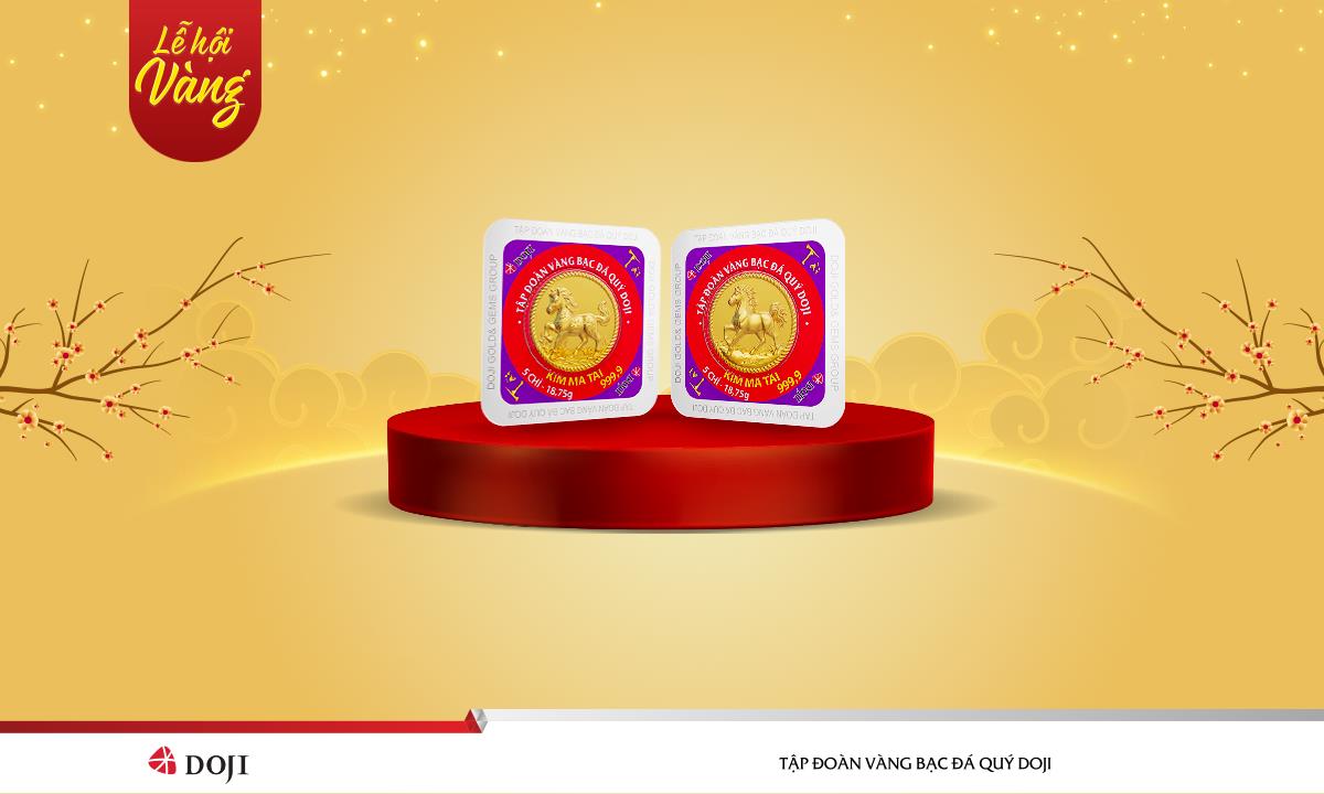 DOJI ra mắt BST vàng 24K Kim Mã mừng xuân Bính Ngọ 2026- Ảnh 1.