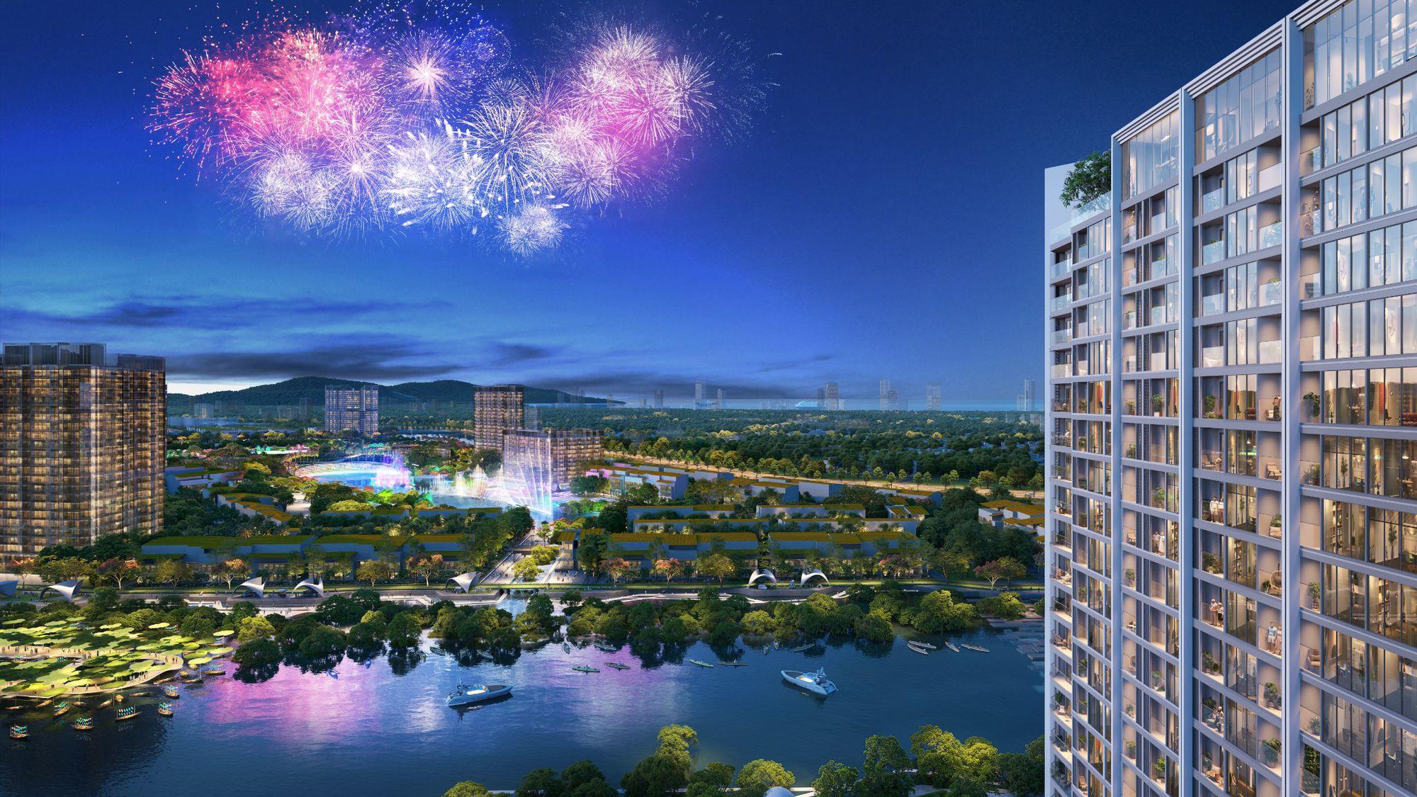 Tầm nhìn Panorama của The Onsen: Tuyệt cảnh đắt giá cho chủ nhân tinh hoa - Ảnh 2.