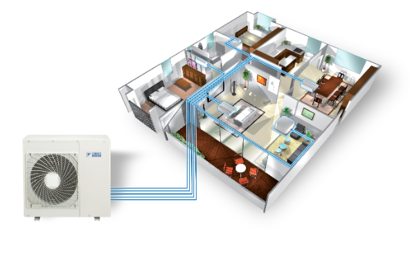 1 dàn nóng cho 5 dàn lạnh: Giải pháp tối ưu không gian từ Daikin cho căn hộ hiện đại- Ảnh 2.