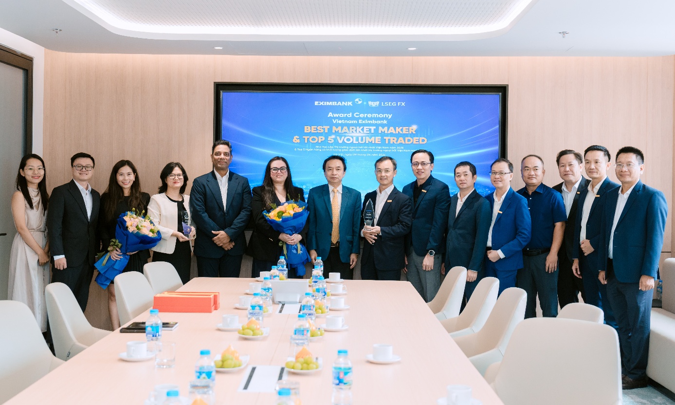 Eximbank khẳng định vị thế khi được LSEG trao giải cao nhất “Best Market Maker”- Ảnh 1.