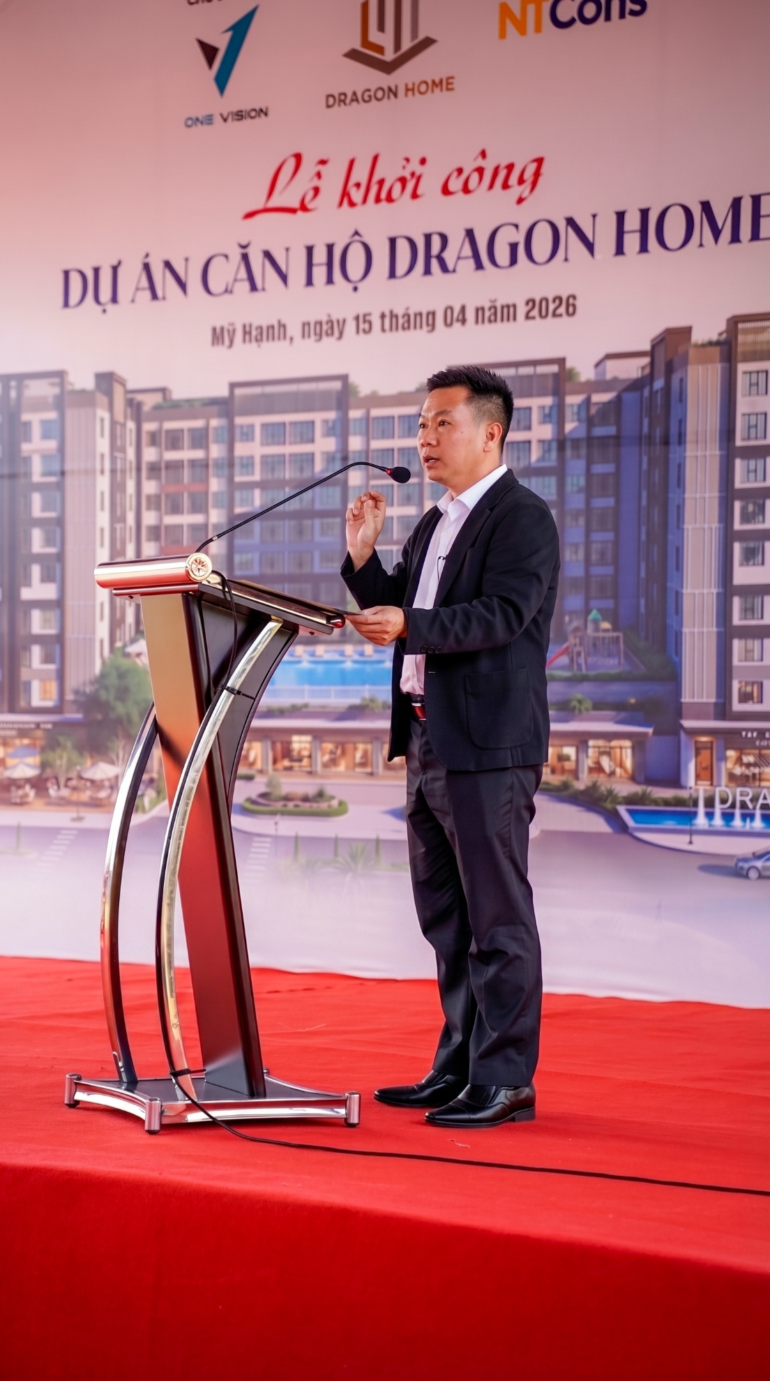 Khởi công Dragon Home, One Vision theo đuổi chiến lược căn hộ phục vụ nhu cầu an cư- Ảnh 1. Khởi công Dragon Home, One Vision theo đuổi chiến lược căn hộ phục vụ nhu cầu an cư- Ảnh 1.