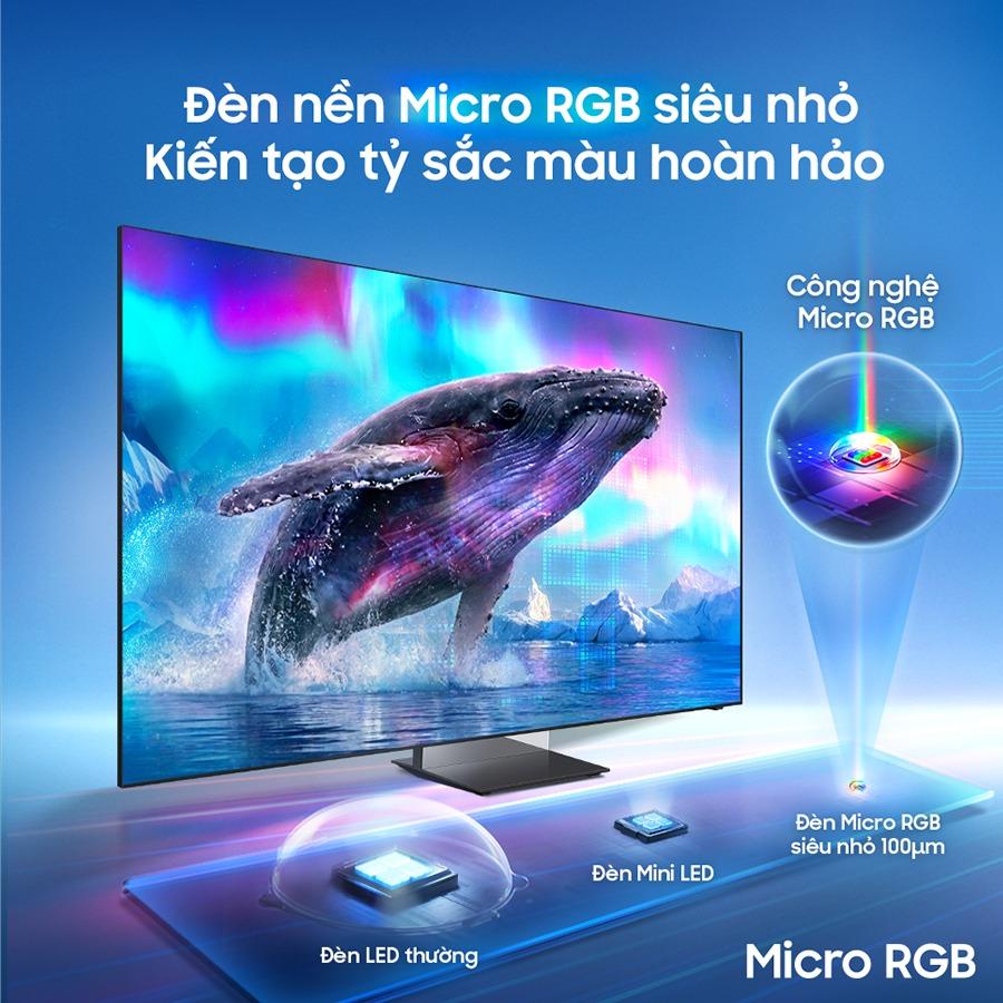 TV Micro RGB hàng đầu trên thế giới của Samsung đánh dấu bước ngoặt mới trong tương lai nghe nhìn- Ảnh 1.