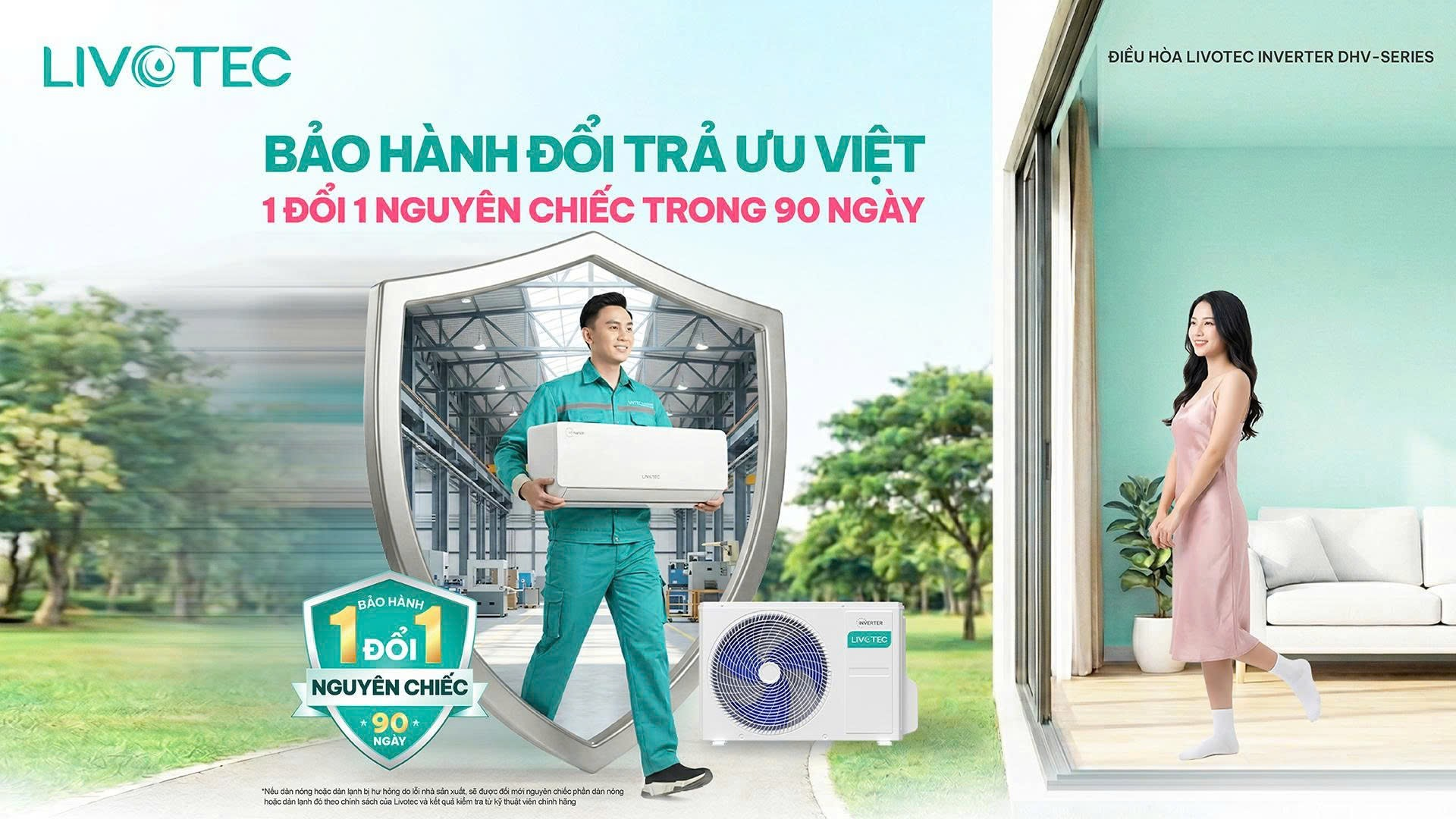 Điều hòa Livotec Inverter DHV - Series lạnh sâu - êm ái giúp gia đình sống vui khỏe mùa hè 2026- Ảnh 1.