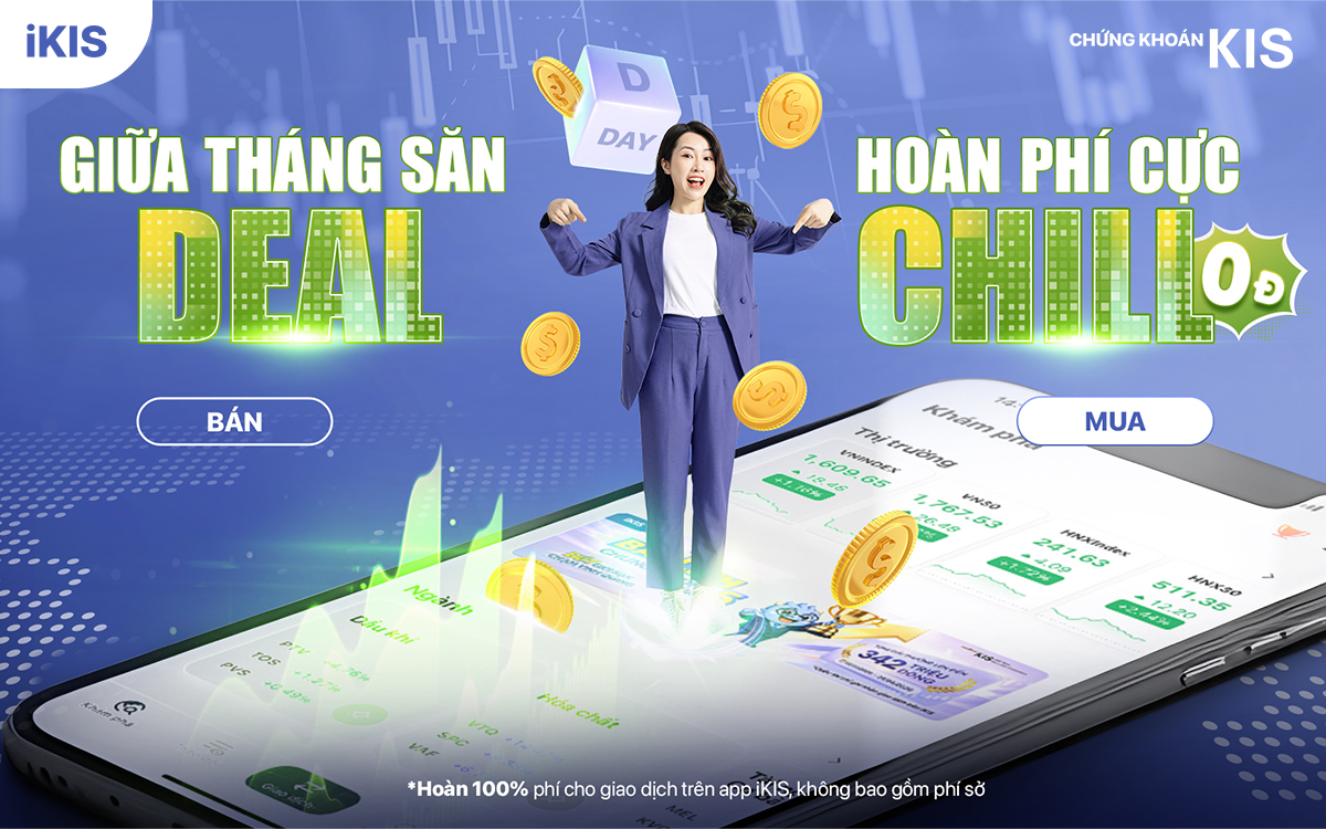 Ngày 25/5, KIS hoàn 100% phí giao dịch trên iKIS- Ảnh 1.