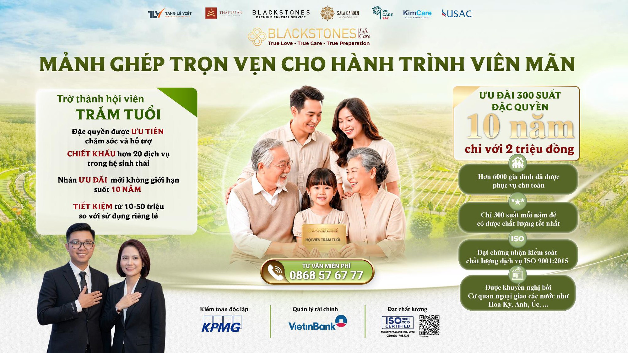 Hội Viên Trăm Tuổi: Blackstones giải bài toán 
