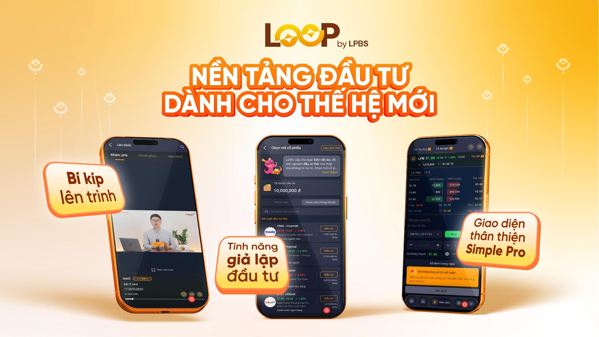 Loop by LPBS: Nền tảng đầu tư “SimplePro” hướng tới thế hệ nhà đầu tư mới- Ảnh 1. Loop by LPBS: Nền tảng đầu tư “SimplePro” hướng tới thế hệ nhà đầu tư mới- Ảnh 1.