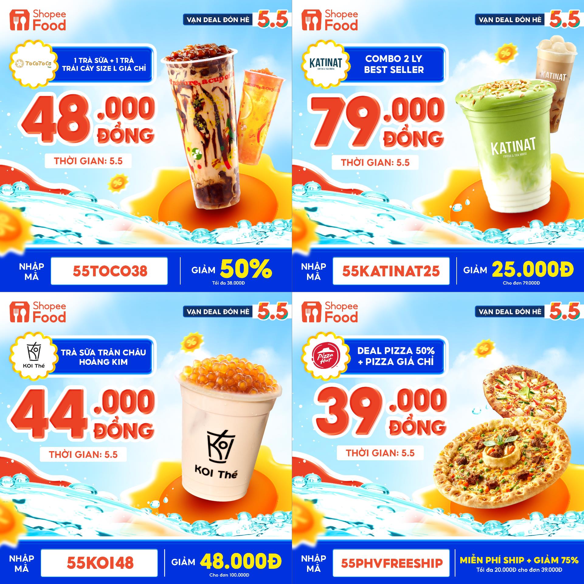 ShopeeFood 5.5 vạn deal muôn vị đổ bộ, đón hè no nê quên lối về- Ảnh 2.