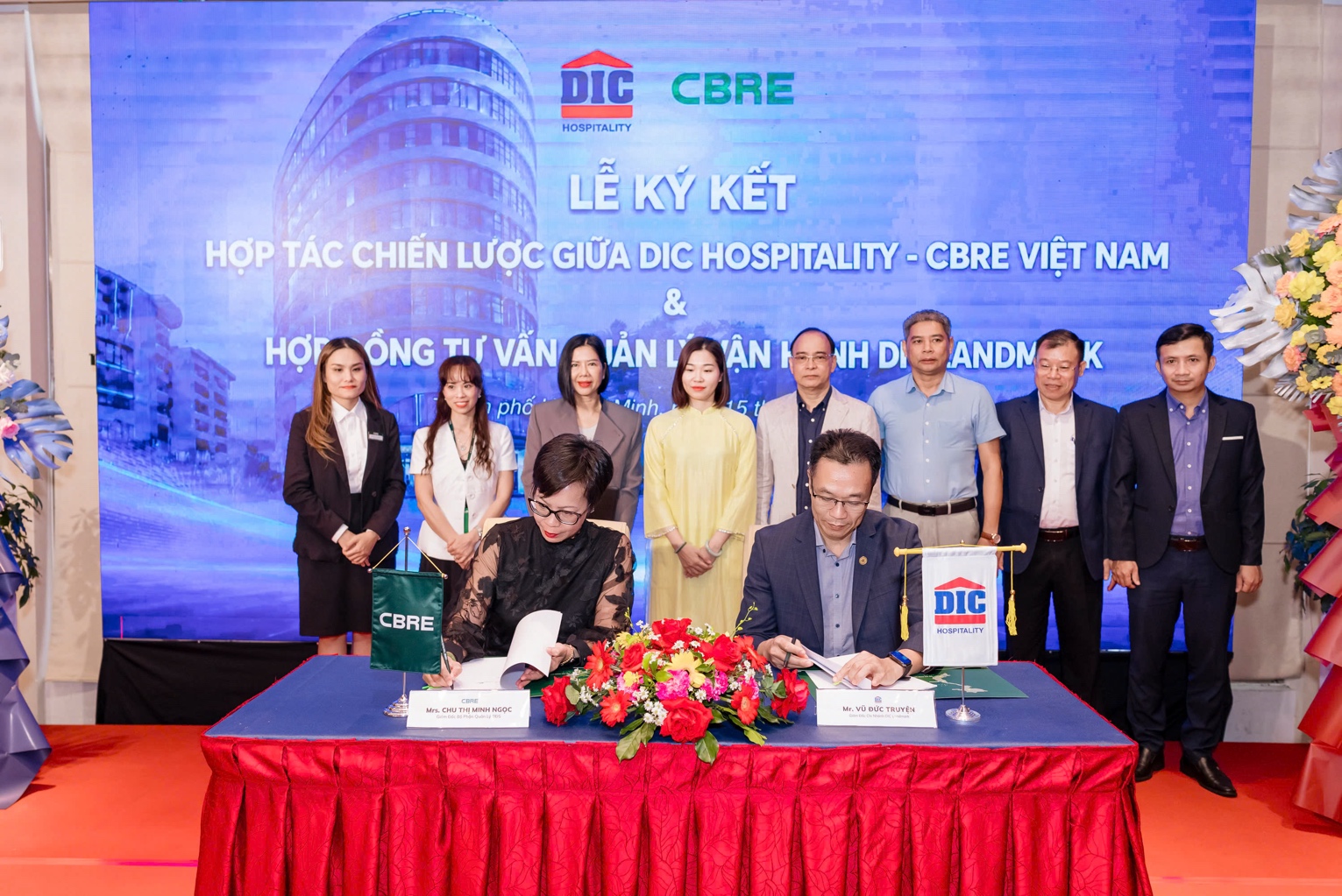 DIC Hospitality và CBRE Việt Nam ký kết hợp tác chiến lược- Ảnh 2.