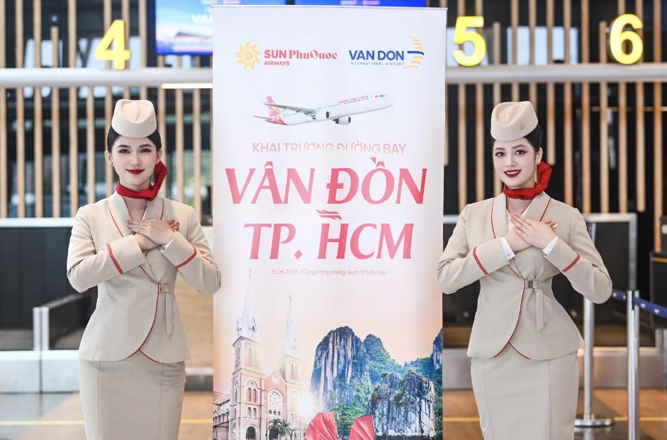Sun PhuQuoc Airways khai trương đường bay TP.HCM - Vân Đồn, mở thêm đặc quyền trong hệ sinh thái Sun Group- Ảnh 5. Sun PhuQuoc Airways khai trương đường bay TP.HCM - Vân Đồn, mở thêm đặc quyền trong hệ sinh thái Sun Group- Ảnh 5.