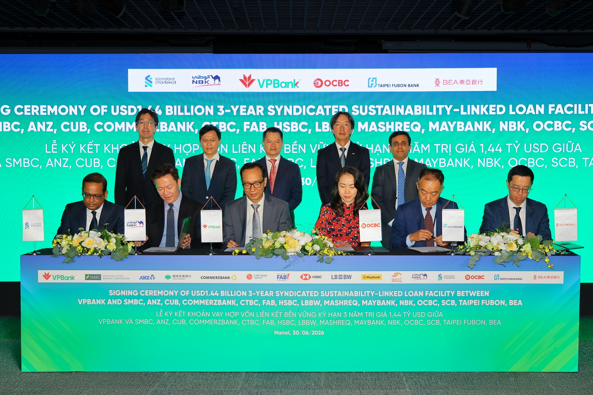 VPBank ký kết khoản vay hợp vốn liên kết bền vững đầu tiên trị giá 1,44 tỷ USD- Ảnh 1.