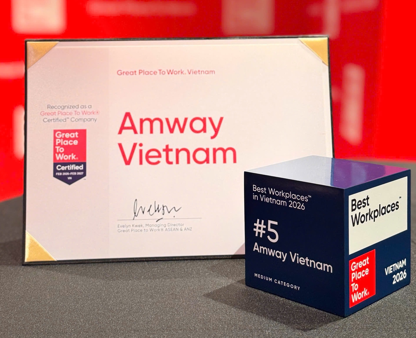 Amway Việt Nam hai năm liên tiếp vào Top nơi làm việc xuất sắc 2026 - Ảnh 2.