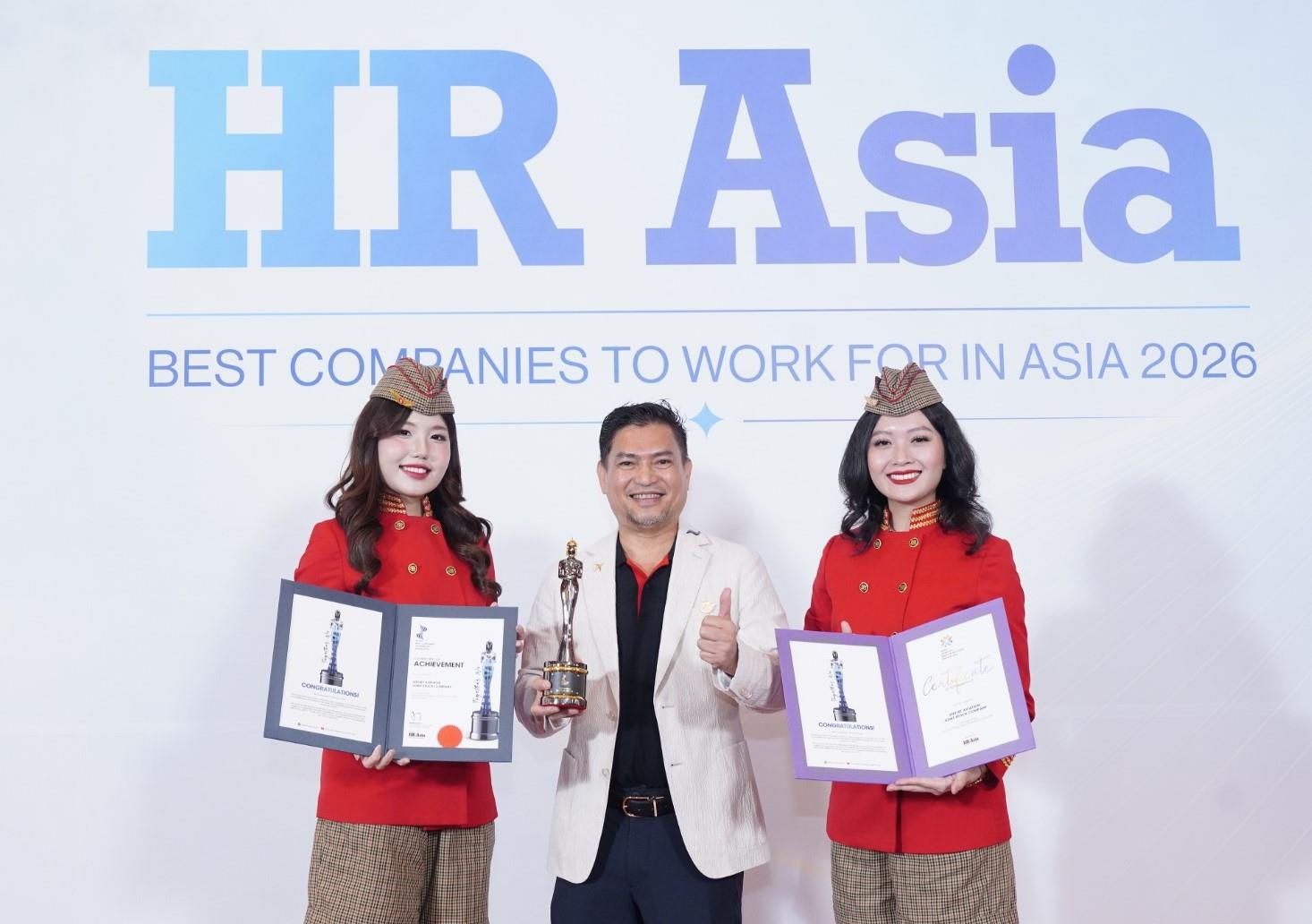 Vietjet khẳng định sức hút môi trường làm việc quốc tế tại HR Asia Awards 2026- Ảnh 1. Vietjet khẳng định sức hút môi trường làm việc quốc tế tại HR Asia Awards 2026- Ảnh 1.