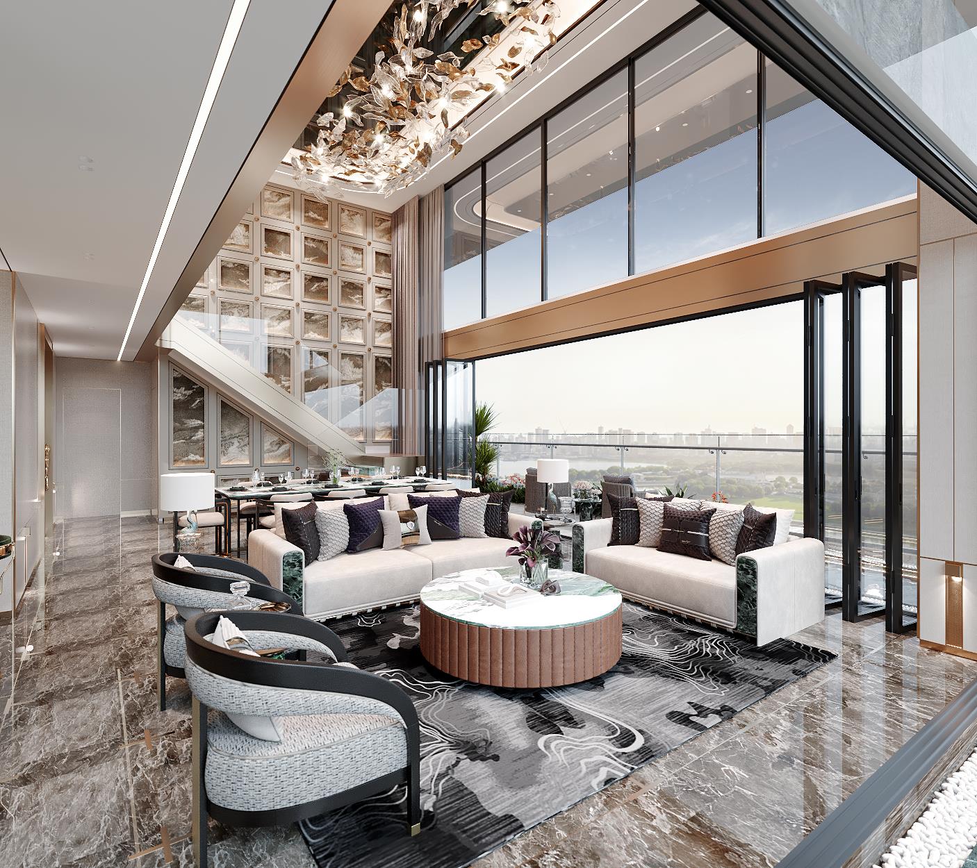 Nghệ thuật kiến tạo Sky Villas độc bản với riêng tư và gắn kết song hành tại Noble Crystal Long Bien WorldHotels Residences- Ảnh 2.