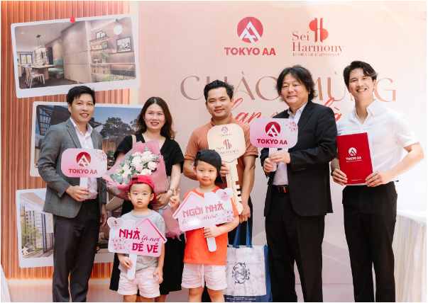 Công ty CP Tokyo AA bàn giao nhà sớm cho cư dân Sei Harmony- Ảnh 1. Công ty CP Tokyo AA bàn giao nhà sớm cho cư dân Sei Harmony- Ảnh 1.