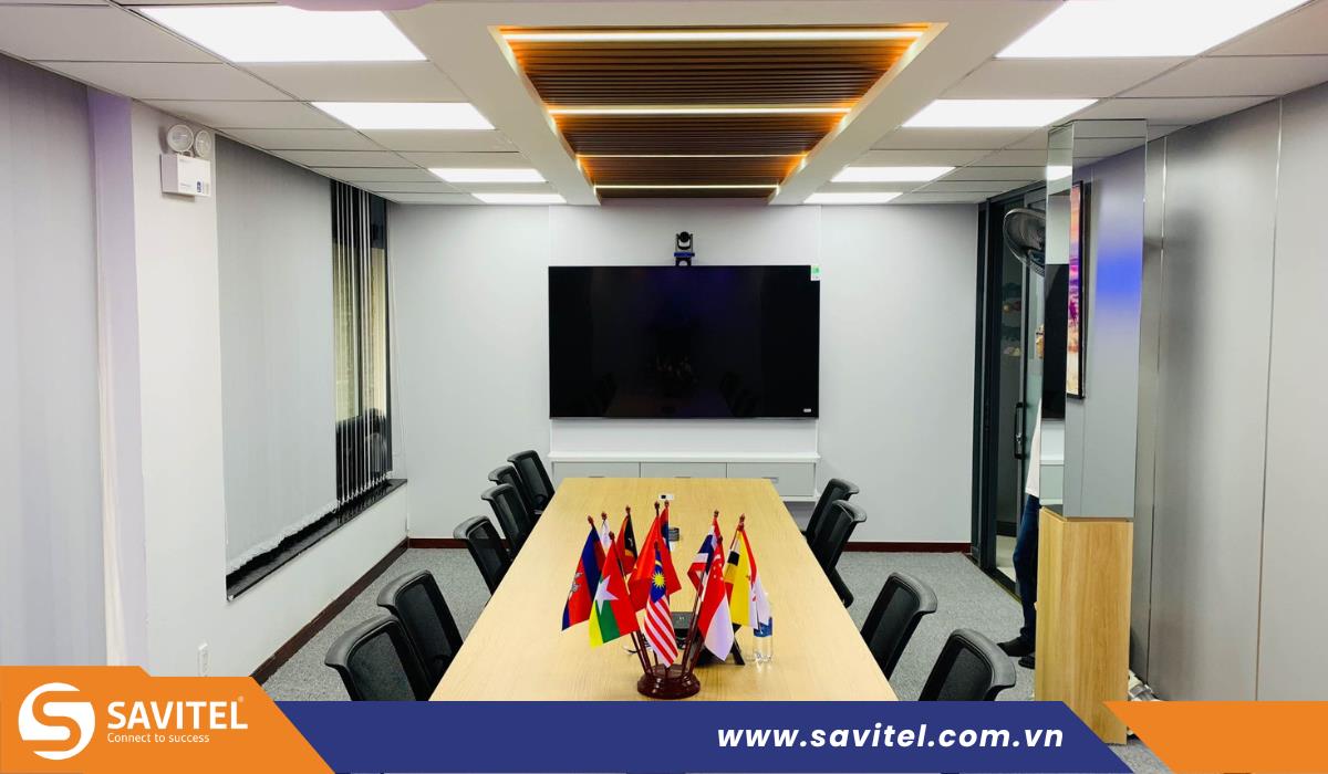 Lắp đặt hệ thống hội nghị truyền hình trọn gói - SAVITEL - Ảnh 3. Lắp đặt hệ thống hội nghị truyền hình trọn gói - SAVITEL - Ảnh 3.
