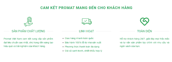 PROMAT &ndash; C&ocirc;ng ty b&aacute;n xe n&acirc;ng tay uy t&iacute;n tại Việt Nam 2026 - Ảnh 4.