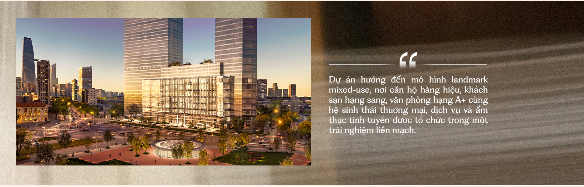 One Central Saigon: Tọa độ gốc của một đô thị đang vươn tầm - Ảnh 7. One Central Saigon: Tọa độ gốc của một đô thị đang vươn tầm - Ảnh 7.