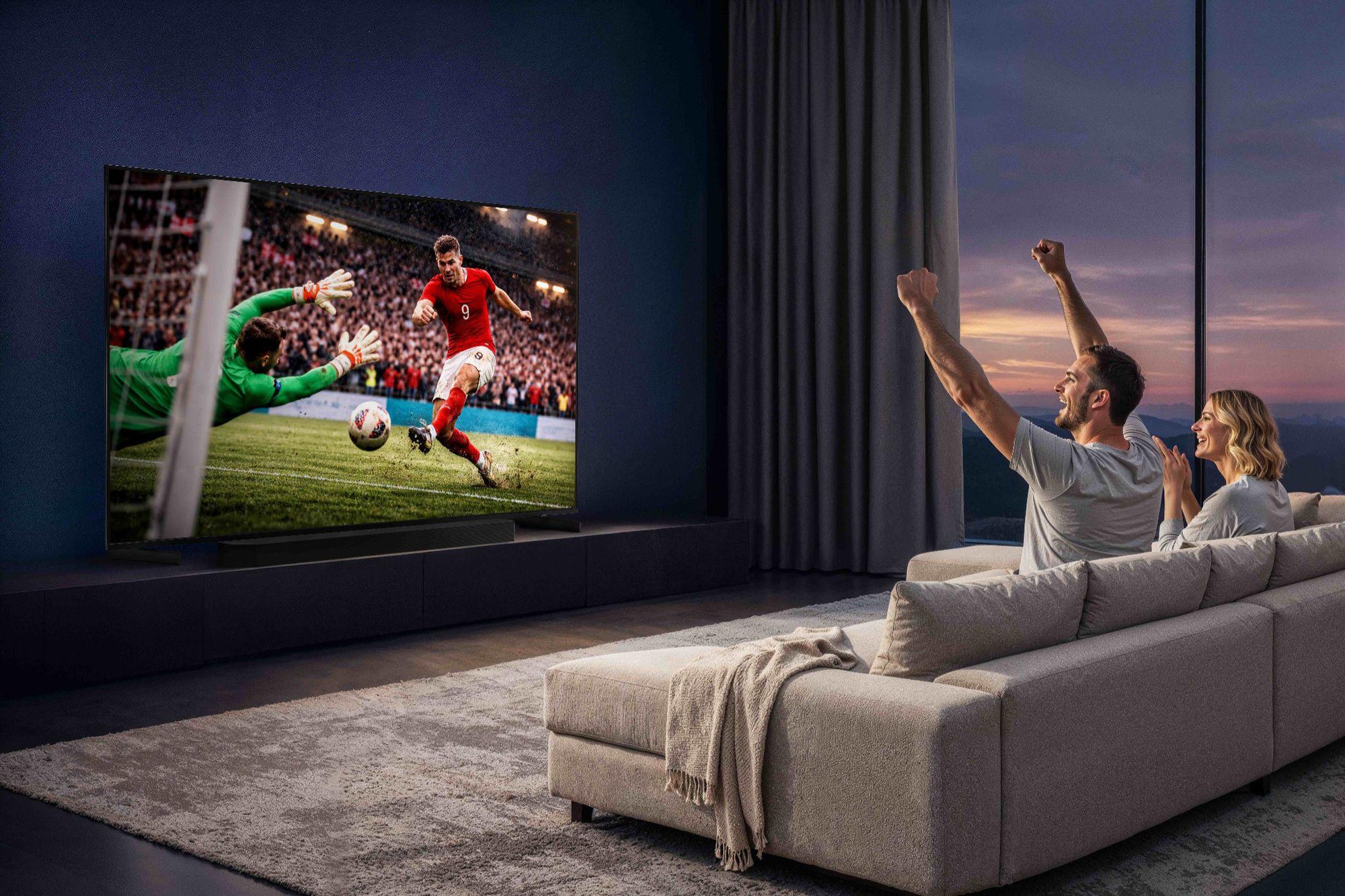 Tận hưởng lễ hội bóng đá không vướng bận cùng Samsung AI TV- Ảnh 1.