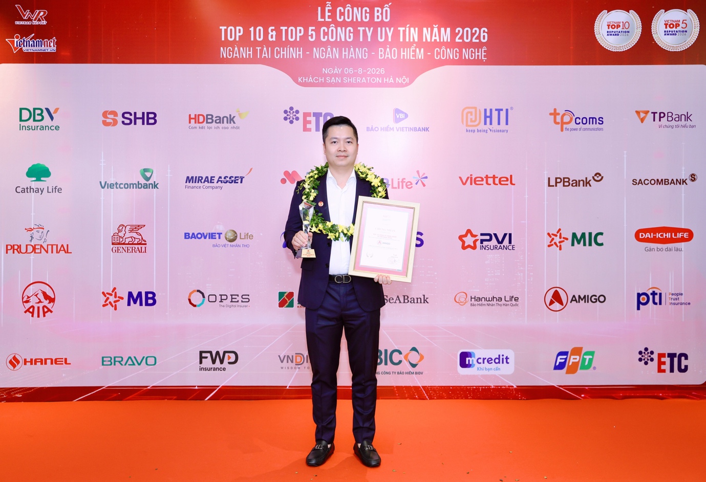 AMIGO được vinh danh trong Top 10 Công ty Công nghệ uy tín năm 2026- Ảnh 2. AMIGO được vinh danh trong Top 10 Công ty Công nghệ uy tín năm 2026- Ảnh 2.