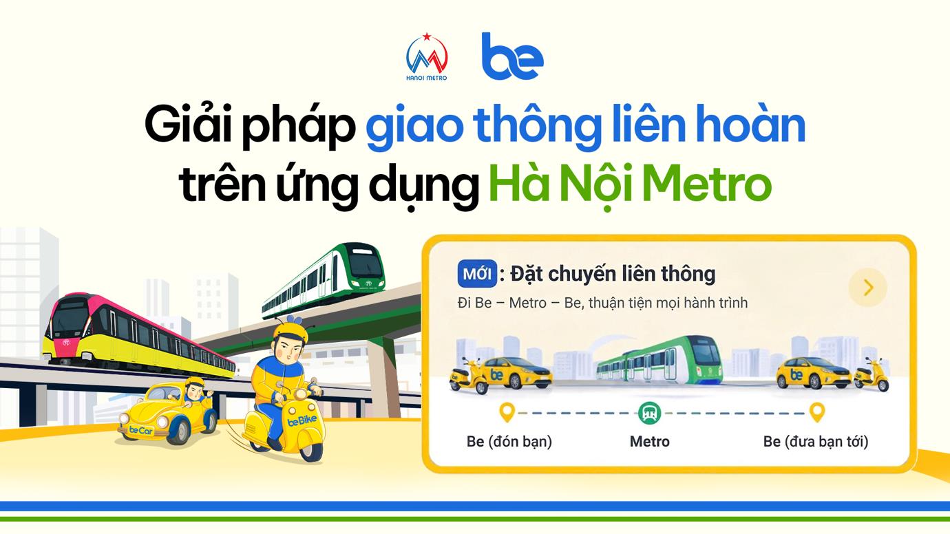 Be Group tiên phong tích hợp Metro, hiện thực hóa mô hình MaaS tại Việt Nam- Ảnh 1. Be Group tiên phong tích hợp Metro, hiện thực hóa mô hình MaaS tại Việt Nam- Ảnh 1.