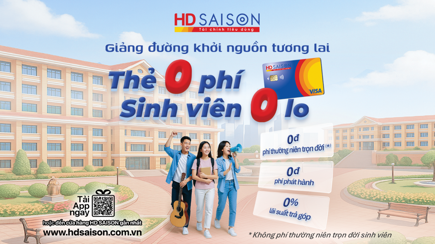Vững bước giảng đường cùng gói vay học phí từ HD SAISON - Ảnh 1.