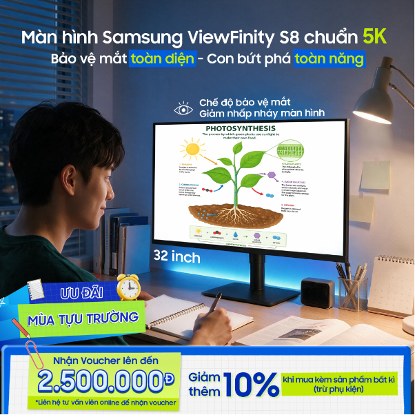 Bí quyết chọn màn hình bảo vệ mắt và cột sống cho con trong năm học mới - Ảnh 2. Bí quyết chọn màn hình bảo vệ mắt và cột sống cho con trong năm học mới - Ảnh 2.